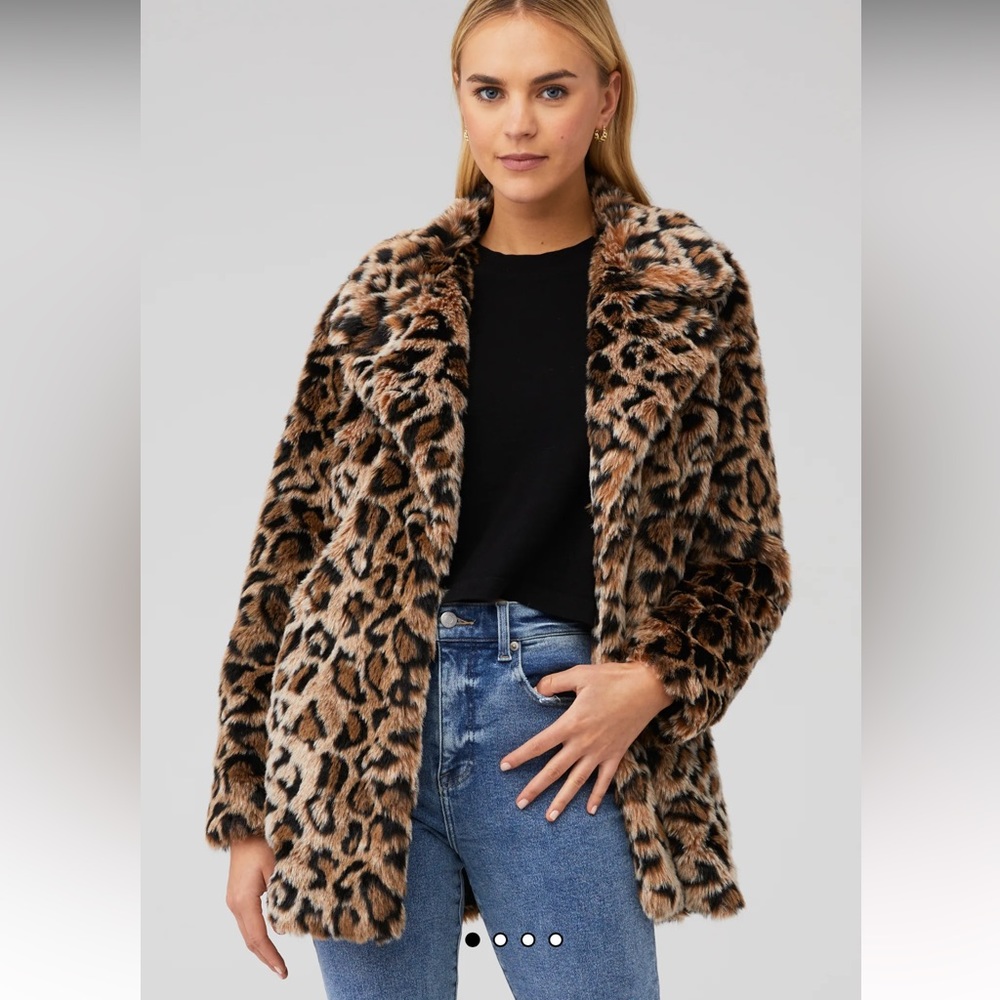 Juicy Couture Fur Cheetah Leopard Jacket